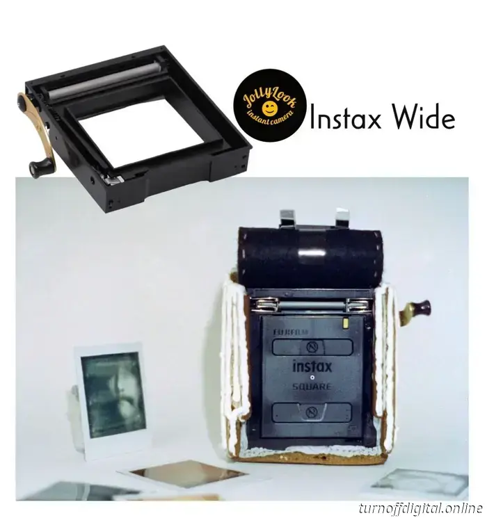 Jollylook expands its collection of hand-cranked instant film development devices by introducing an Instax Wide back.