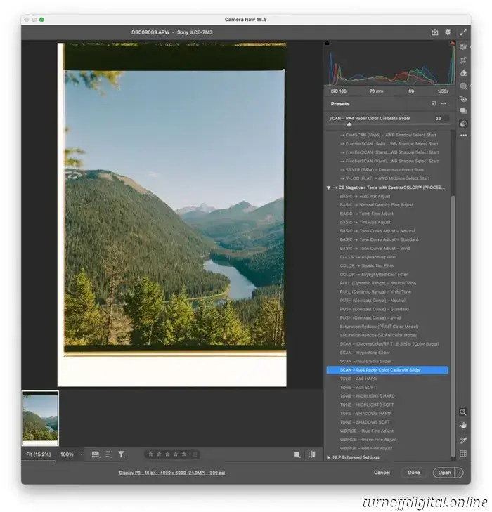 CineStill has launched CS Negative+ Convert Tools featuring SpectraCOLOR™ — an Adobe Lr/Ps plugin designed for inverting film scans.