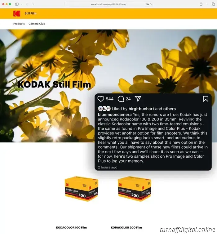 Es ist offiziell: Die beiden neuen Filme von Eastman Kodak heißen Kodacolor 100 und Kodacolor 200. Hier erfahren Sie, warum sie so besonders sind.